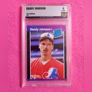 Trading Card, Rated Rookie, Randy Johnson Baseball Pitcher